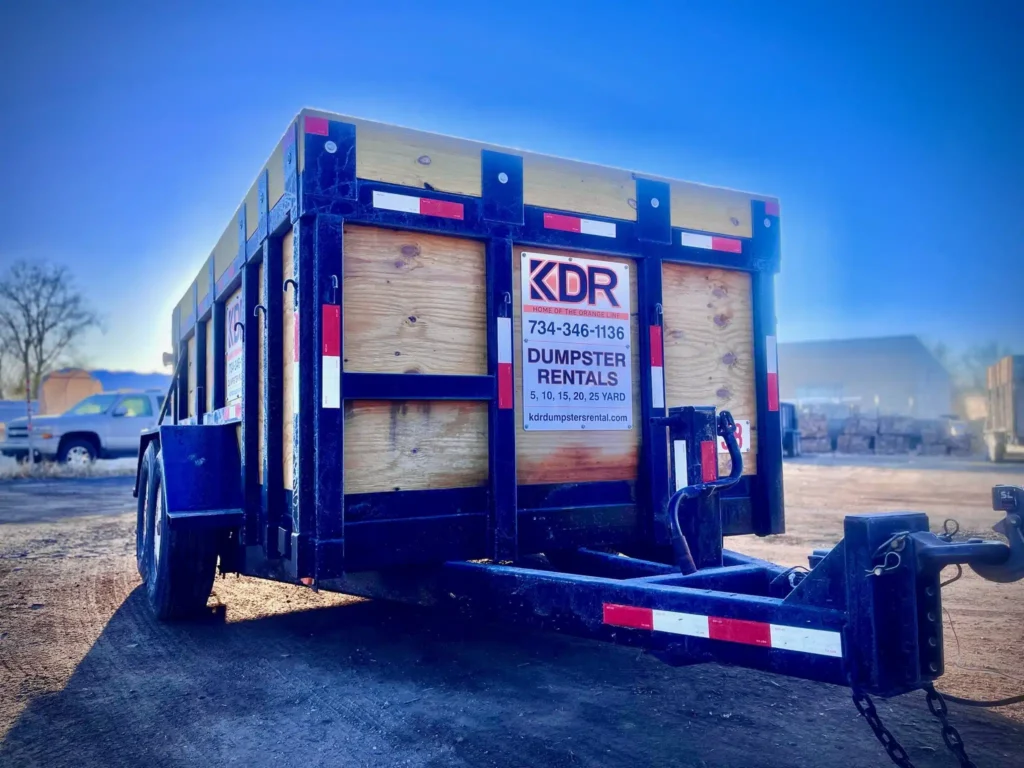 Dumpster Rental Downriver MI | KDR Dumpster Rental | Best dumpster rental in Downriver MI